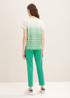 Damski T Shirt Tom Tailor Tshirt Green Gradient Stripe - 1035480-31329