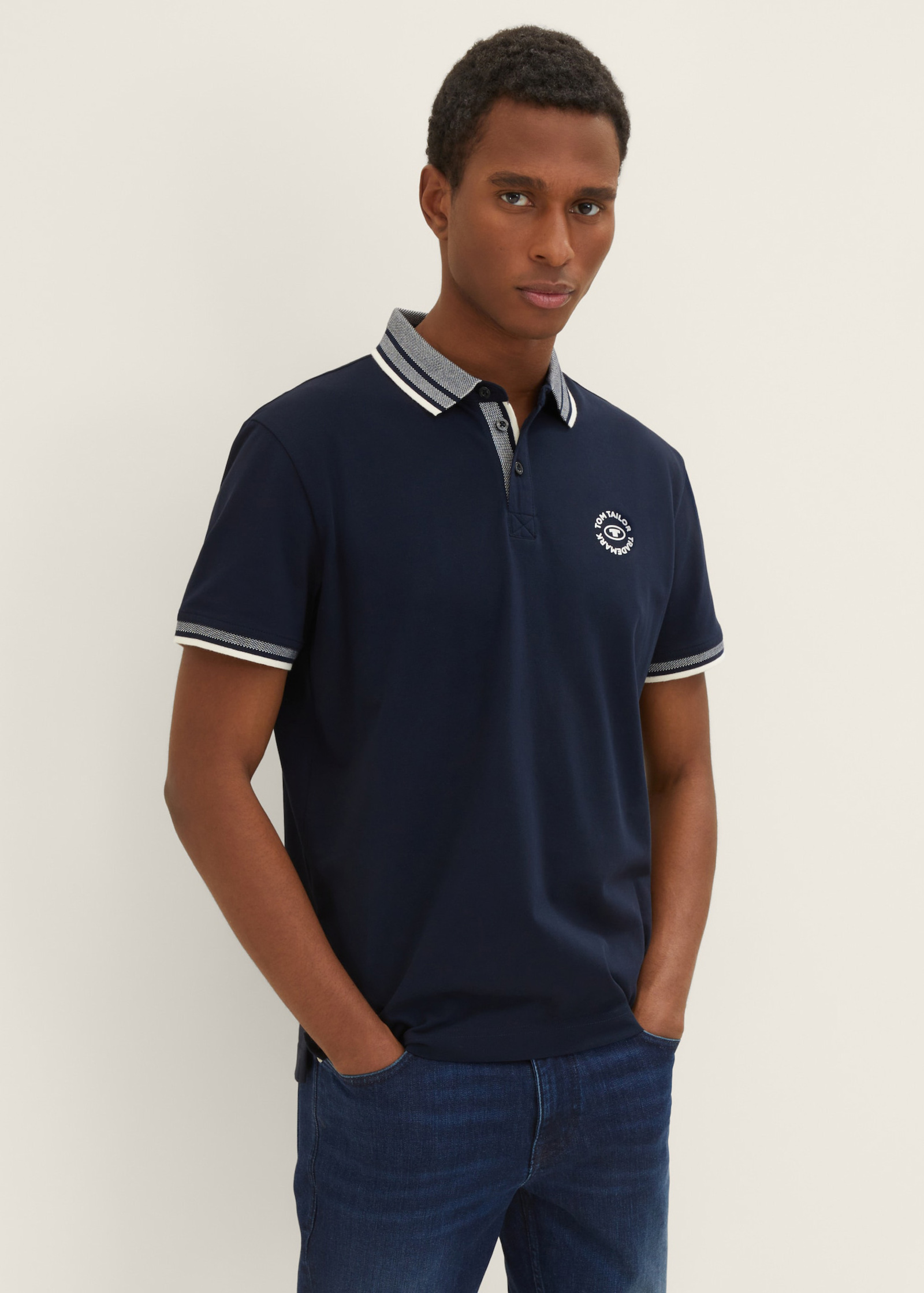 Tom Tailor® Basic Polo shirt - Captain Sky Blue XL Size