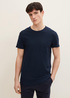 Denim Tom Tailor T Shirt With A Chest Pocket Sky Captain Blue - 1030694-10668