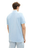 Denim Tom Tailor Polo Tee Washed Out Middle Blue - 1037200-32245