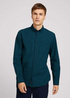 Tom Tailor Regular Vichy Melange Shirt Green Navy Melange Vichy Check - 1028696-28460