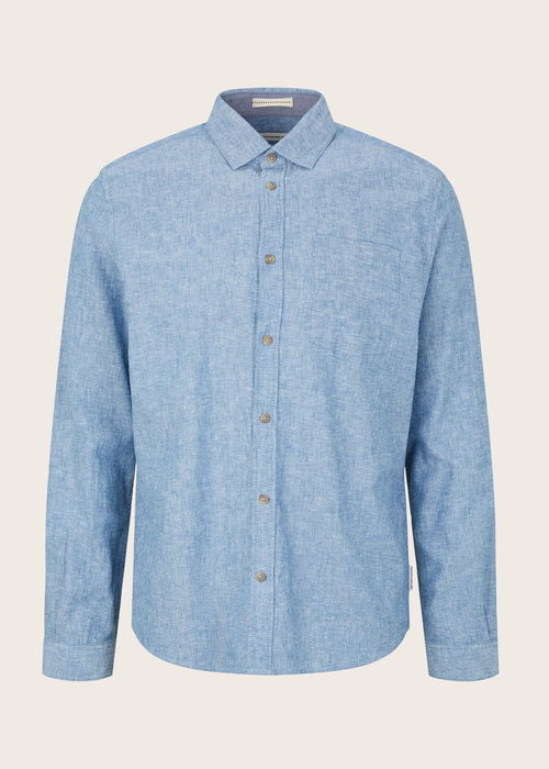 Tom Tailor Linien Shirt Helsinki Blue Night - 1034904-26507