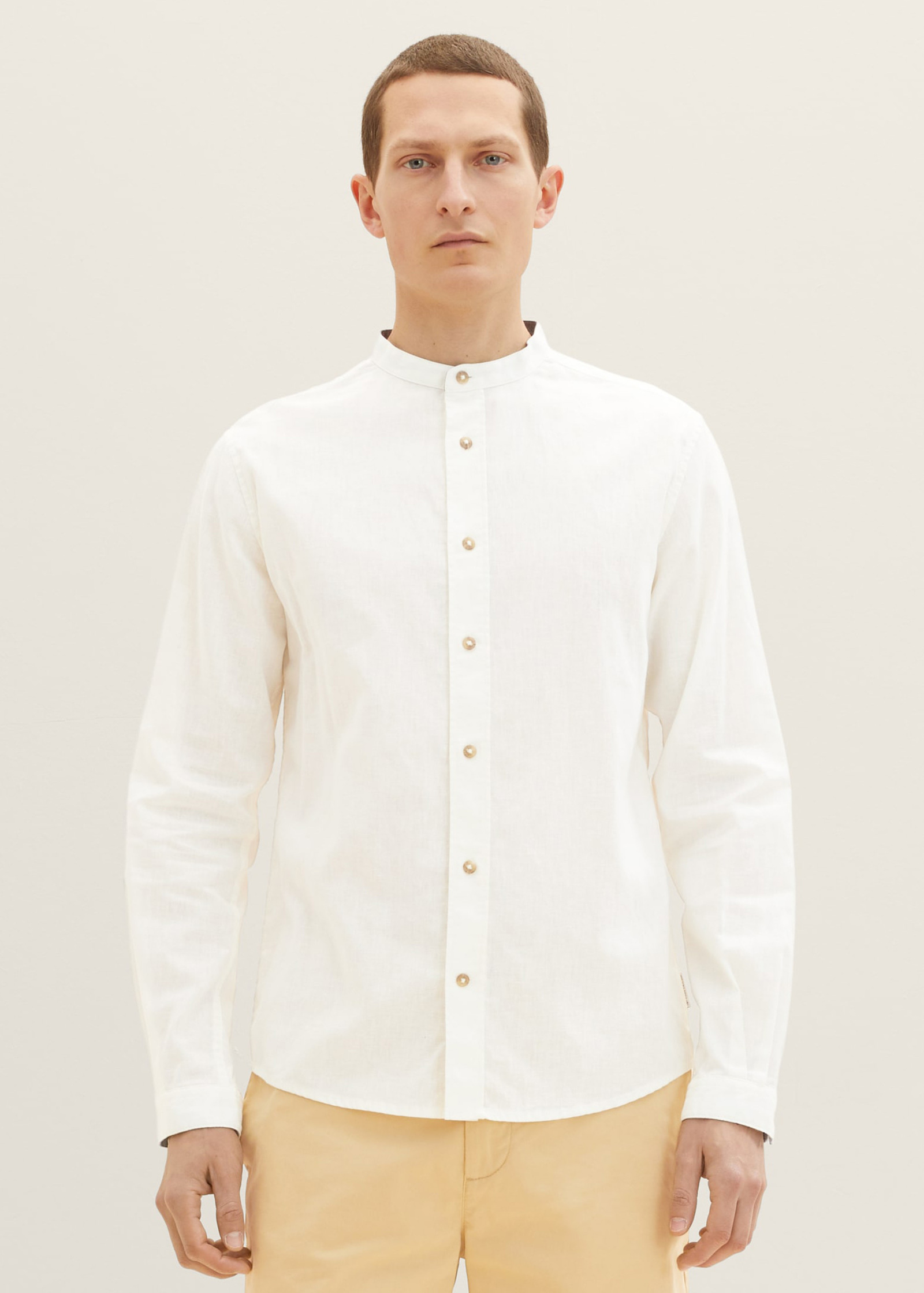 Tom Tailor Shirt Off White - 1034903-10332