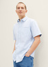Tom Tailor 12 Shirt White Blue Fil A Fil Dobby - 1034881-31317