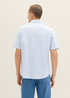 Tom Tailor 12 Shirt White Blue Fil A Fil Dobby - 1034881-31317