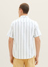 Meska Koszula Materialowe Tom Tailor 12 Shirt Off White Base Big Stripe - 1034902-31240