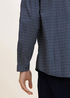 Denim Tom Tailor Slim Fit Shirt With A Print Pattern Navy Scratched Check Print - 1032370-30273 Denim Tom Tailor Slim Fit Shirt With A Print Pattern Navy Scratched Check Print - 1032370-30273