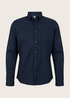 Tom Tailor Shirt With An All Over Print Navy Geometric Design - 1032341-30150