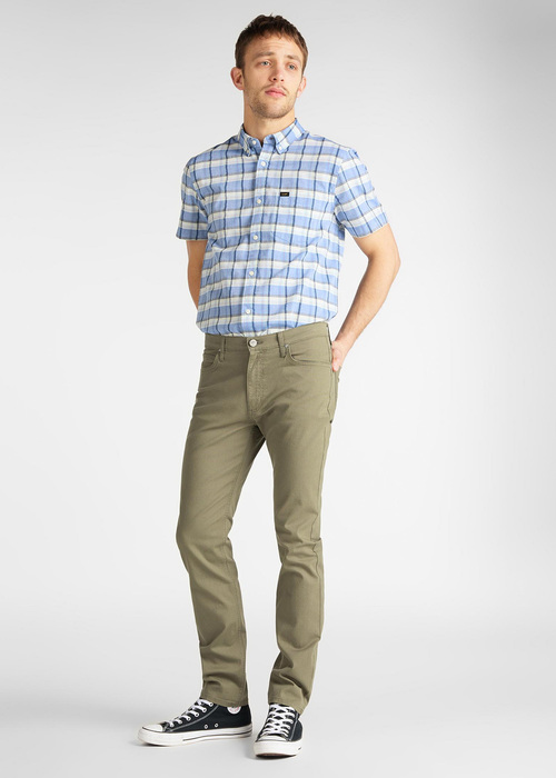 Meska Koszula Materialowe Lee Button Down Summer Blue - L886DGNJ