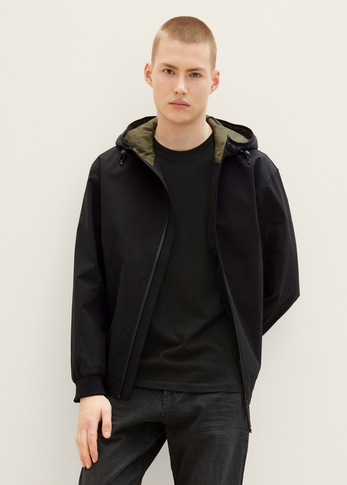 Denim Tom Tailor Hoddie Jacket - Black 1035107-29999