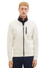 Tom Tailor Sweatshirt Jacket With A Stand Up Collar Vintage Beige Melange - 1037819-18623 Tom Tailor Sweatshirt Jacket With A Stand Up Collar Vintage Beige Melange - 1037819-18623