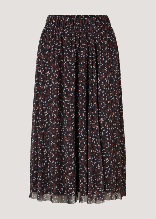 Tom Tailor Skirt Printed Mesh Black Small Dot Design - 1028859-28383