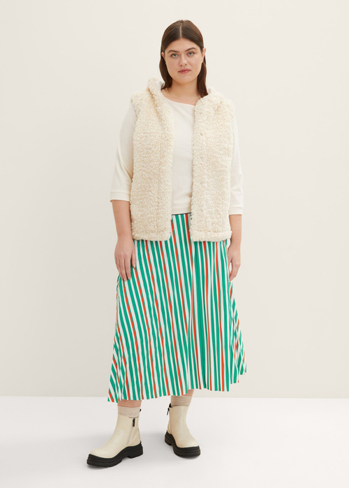 Tom Tailor Skirt - Stripe Green 1035964-31120 