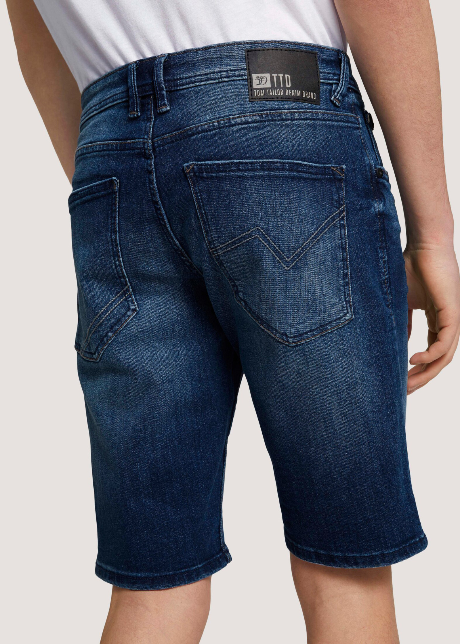 Tom Tailor® Regular Denim Shorts - Used Mid Stone Size S | Jeansshorts