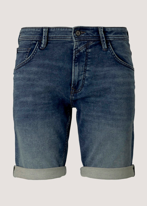 Tom Tailor Regular Denim Shorts Used Mid Stone Blue Denim - 1024512-10119