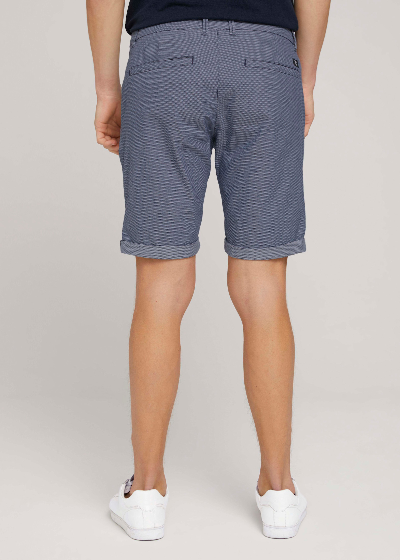 Tom Dobby White XXL Shorts Size Blue Tailor 1024574-24951 Diamond - Chino