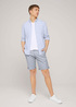 Tom Tailor Chino Slim Fit Blue White Minimal Check - 1024574-26334