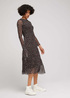 Tom Tailor Dress Mesh Printed Black Small Dot Design - 1029262-28383