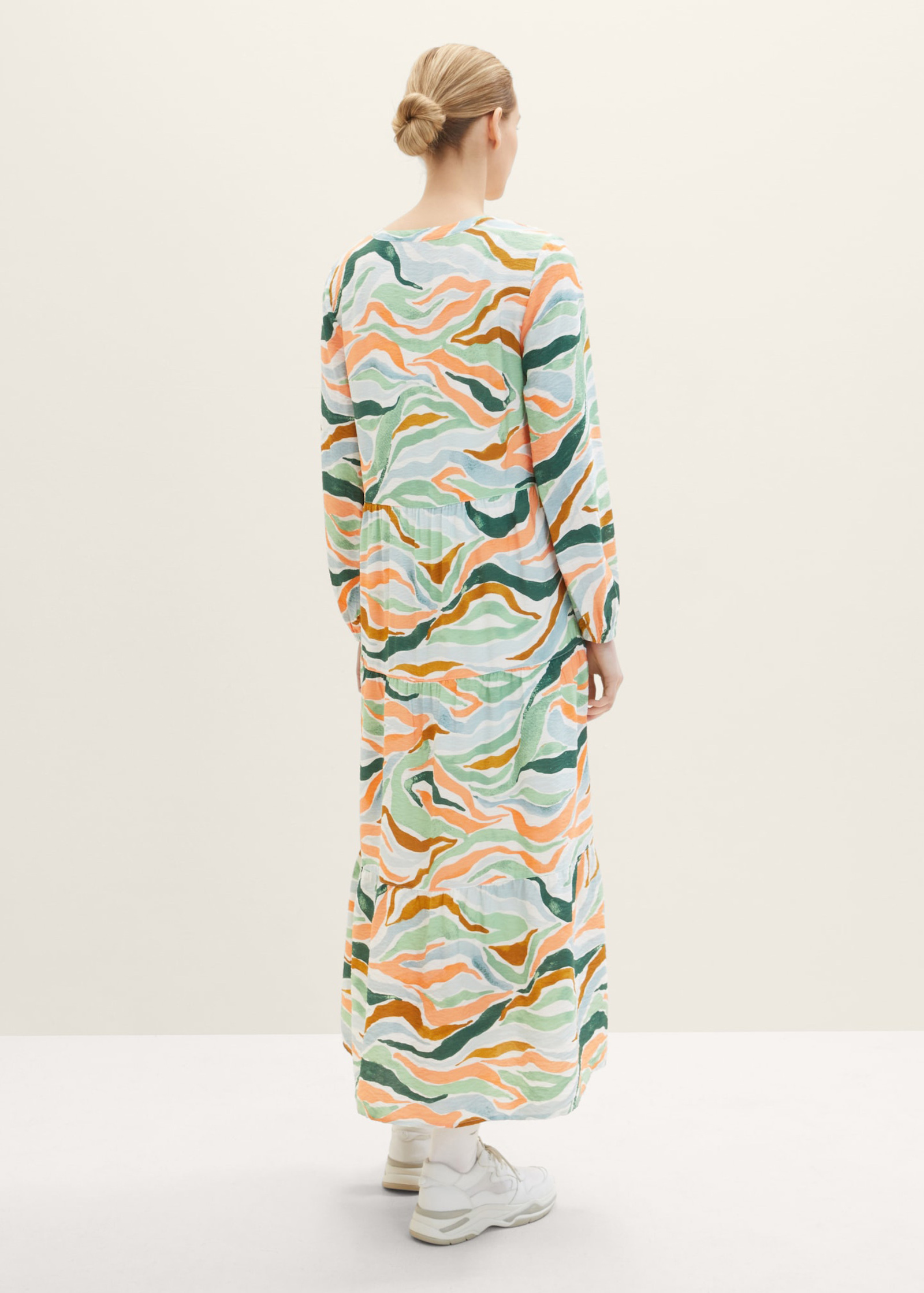 Tom Tailor® Size Colorful Wavy Dress - Design 38