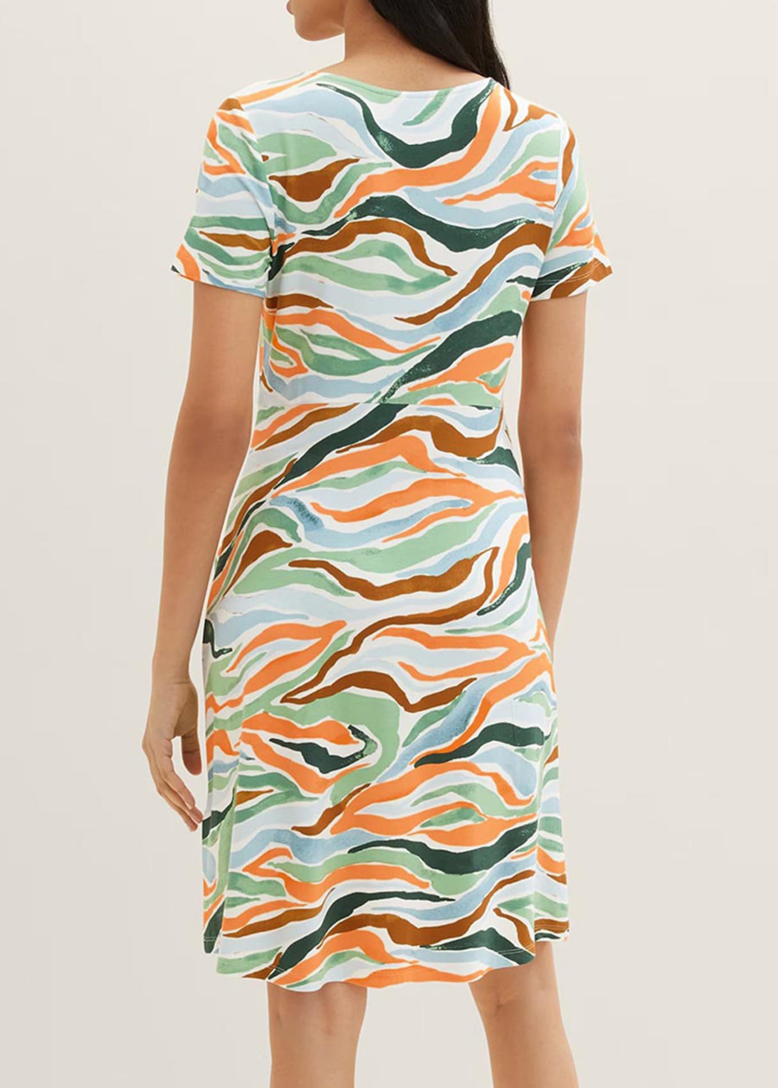 Tom Tailor® Dress - Colorful Wavy Design Rozmiar 38