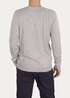 Meski Sweter Wrangler Crewneck Knit Grey Mele - W8A02PX37