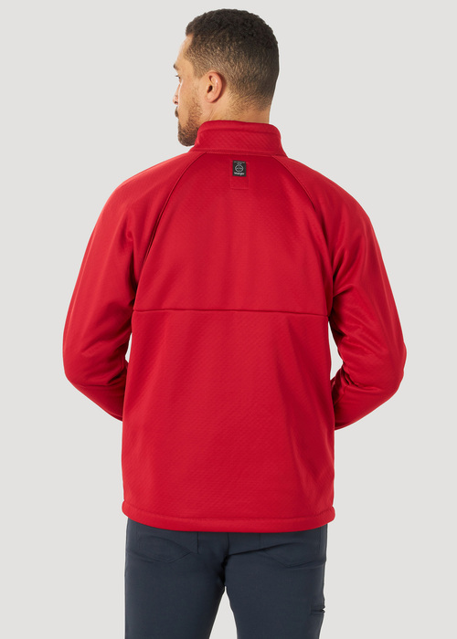 Wrangler Atg 12 Zip Sweatshirt Haute Red - WA6BHBR18