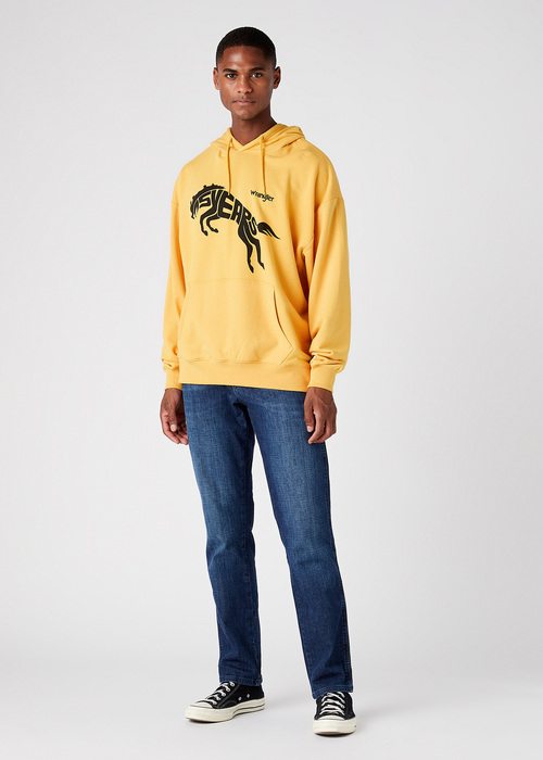 Wrangler 75th Anni Hoodie Yolk Yellow - W645HTY23