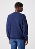 Meski Sweter Wrangler Varsity Knit Blue Ribbon - W8C7PEB51