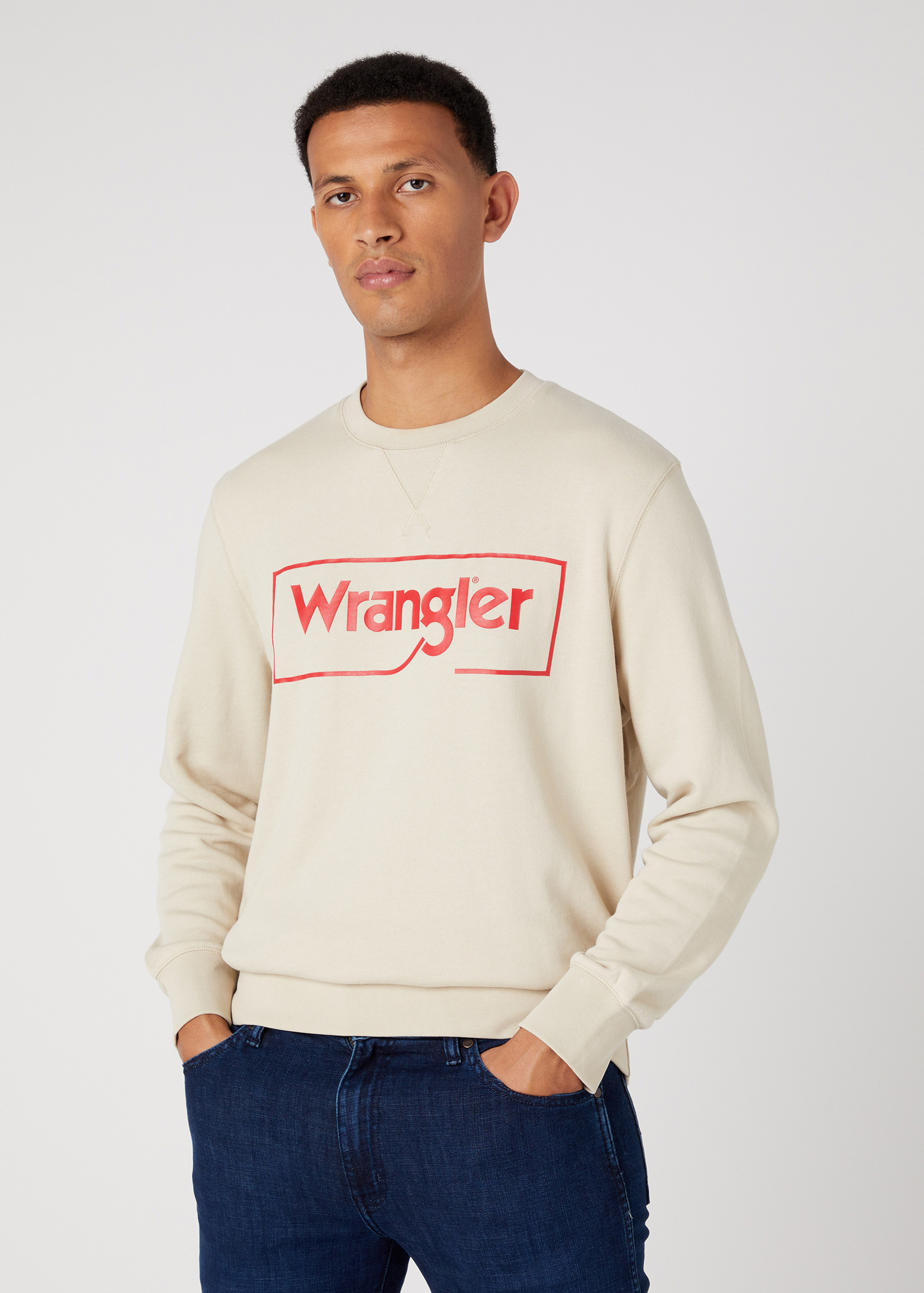 Meska Bluza Wrangler Frame Logo Tee - W662HAC22