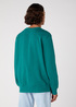 Wrangler Crew Neck Bayberry Green - W6H0I3G26 Wrangler Crew Neck Bayberry Green - W6H0I3G26