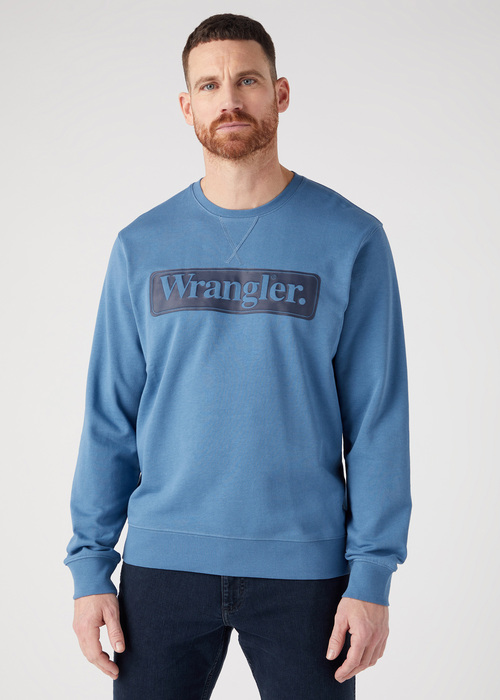 Wrangler Seasonal Crew - Captains Blue W6F3I384Z 112341198