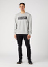 Meska Bluza Wrangler Seasonal Crew Mid Grey Melee - W6F3I3X37
