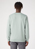Wrangler Logo Crew Sweat Green Milieu - W6MSIQG63 Wrangler Logo Crew Sweat Green Milieu - W6MSIQG63