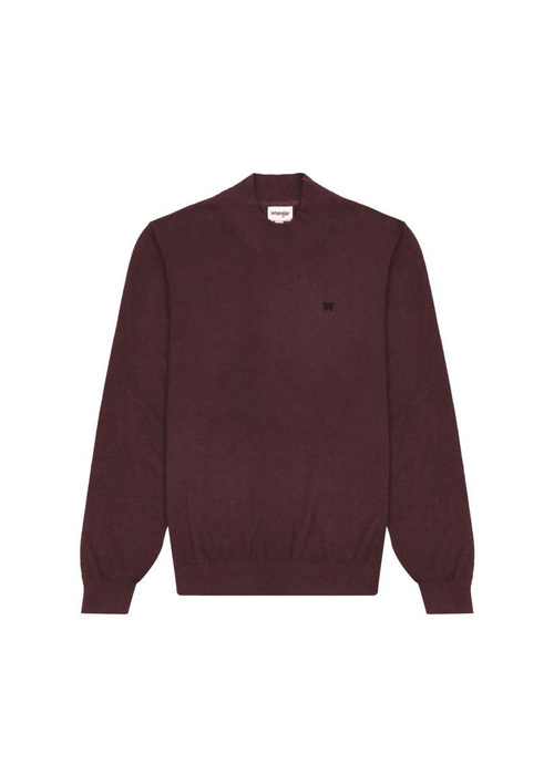 Meski Sweter Wrangler Roll Neck Knit Dahlia - W8D42PH45