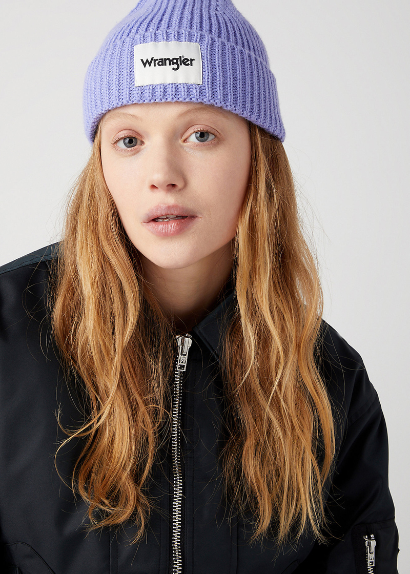 Czapka Zimowa Wrangler Bib Beanie Lavender - W0L2UHE13
