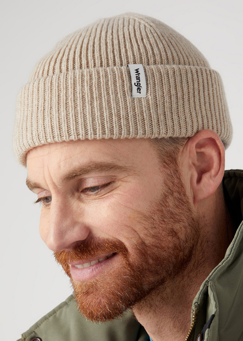 Wrangler Sign Off Beanie - Rainy Day W0L331XGI 112344024