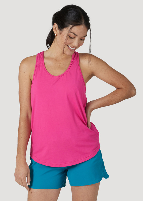 Wrangler ATG Racerback Tank - Pink Yarrow WB7CDUP00 112146670