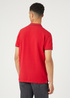 Wrangler Polo T Shirt Red - W7BHK4X47