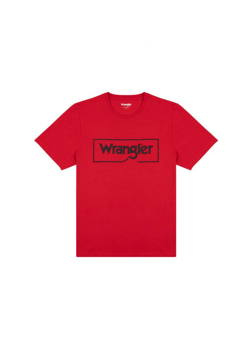 Wrangler Frame Logo Tee Red - W70JD3X47