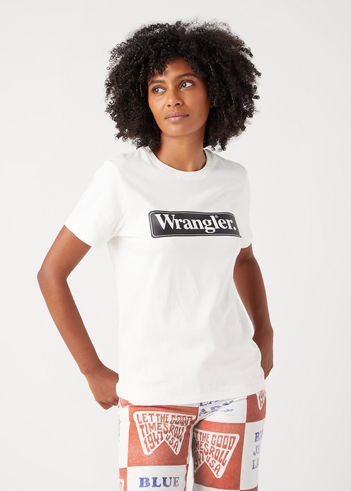 Tom Tailor Tshirt C Neck Logo Whisper White - 1026366-10315 Size 3XL