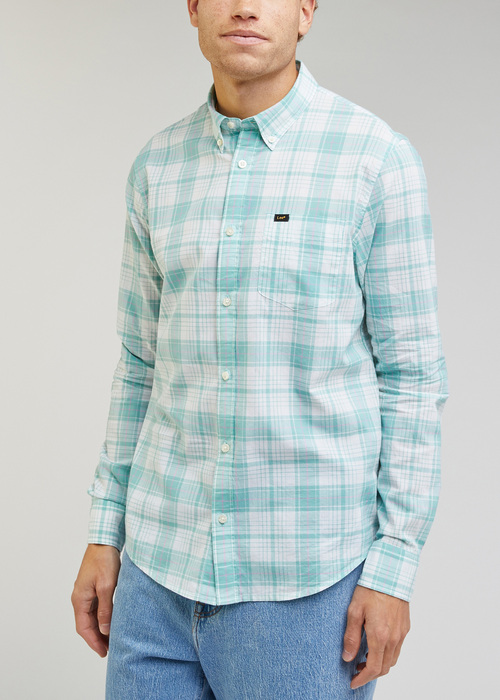 Lee Button Down - Dusty Jade Check L880BA41 112330673