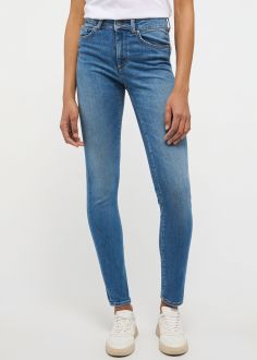 Damskie Spodnie Mustang Jeans® Shelby Slim - Denim Blue (402) (1013585-5000-402)