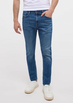 Męskie Spodnie Mustang Jeans® Oregon Slim K - Denim Blue (1013712-5000-783)