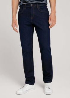 Męskie Spodnie Tom Tailor® Josh Regular Slim Jeans - Rinsed Blue Denim (1024148-10138)