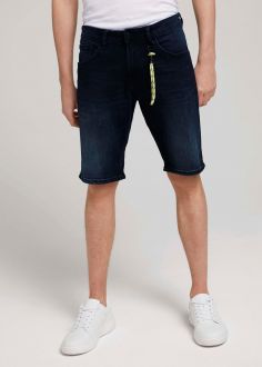 Męskie Szorty Tom Tailor® Regular Denim Shorts - Blue Black Denim (1024511-10170)