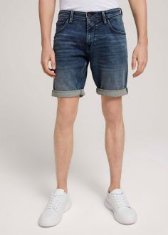 Męskie Szorty Tom Tailor® Regular Denim Shorts - Used Mid Stone Blue Denim (1024512-10119)