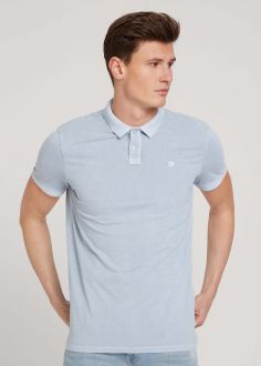 T-Shirt Męski Tom Tailor® Polo Tee - Foggy Blue (1030641-15159)
