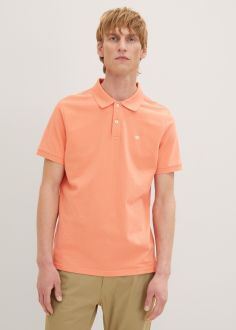 T-Shirt Męski Tom Tailor® Basic Polo Tee - Wild Coral (1031006-10926)