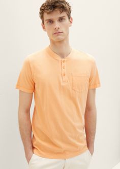 T-Shirt Męski Tom Tailor® Tshirt - Washed Out Orange (1035639-22225)