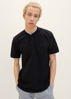 T-Shirt Męski Denim Tom Tailor® Tshirt - Black (1035846-29999)